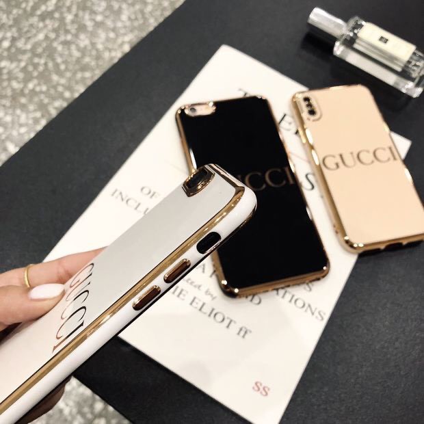 [HOT] Ốp Lưng Dẻo Gucci Mạ Crom Viền Xi Điện Thoại Iphone6/6plus/6s/6splus/7/7plus/8/8plus/X/Xr/Xs/11/12/Pro/Promax