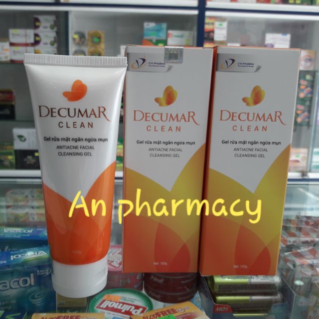 Decumar clean gel rửa mặt ngừa mụn