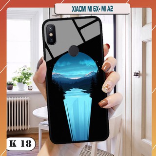 Ốp lưng kính 3D cao cấp Xiaomi Mi 6x/ Mi A2