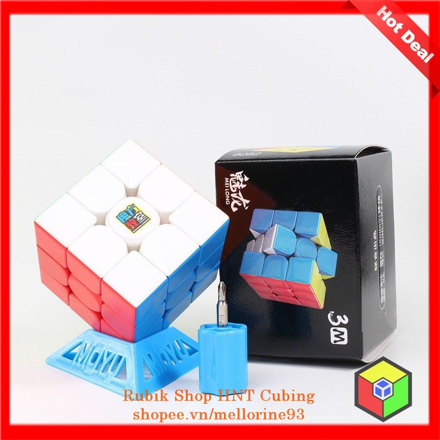 Đồ Chơi Rubik 3x3 MoYu Meilong 3M (Có Sẵn Nam Châm) Meilong 3 M - Khối Lập Phương Rubic 3 Tầng