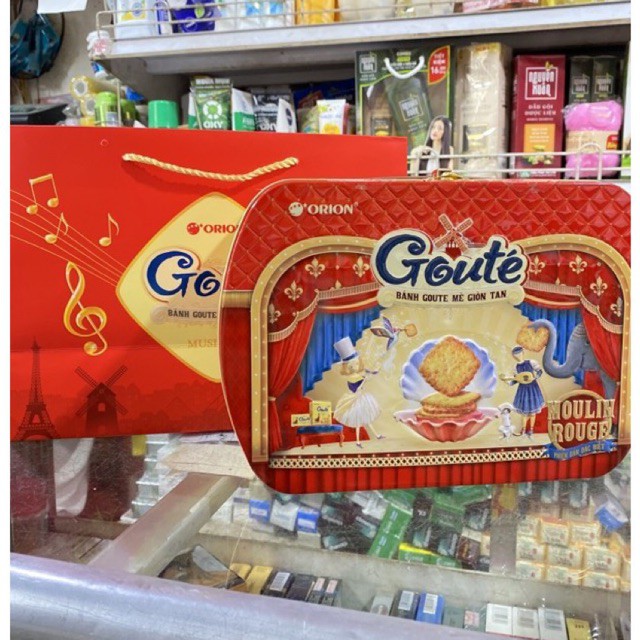 Bánh Goute Mè Giòn Tan Phiên Bản Tết Hộp Bé 432g