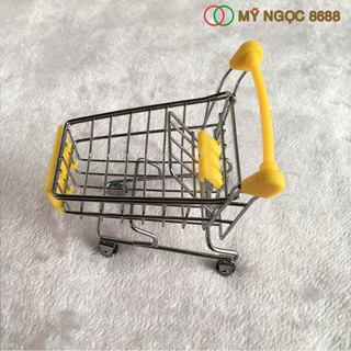 Đồ chơi cho vẹt xe đẩy siêu thị, cho vẹt chơi đùa biểu diễn giảm stress, bớt cục, chất liệu thép không ghỉ