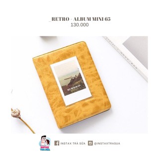 ALBUM INSTAX MINI - RETRO - 65 ẢNH (6x9cm)