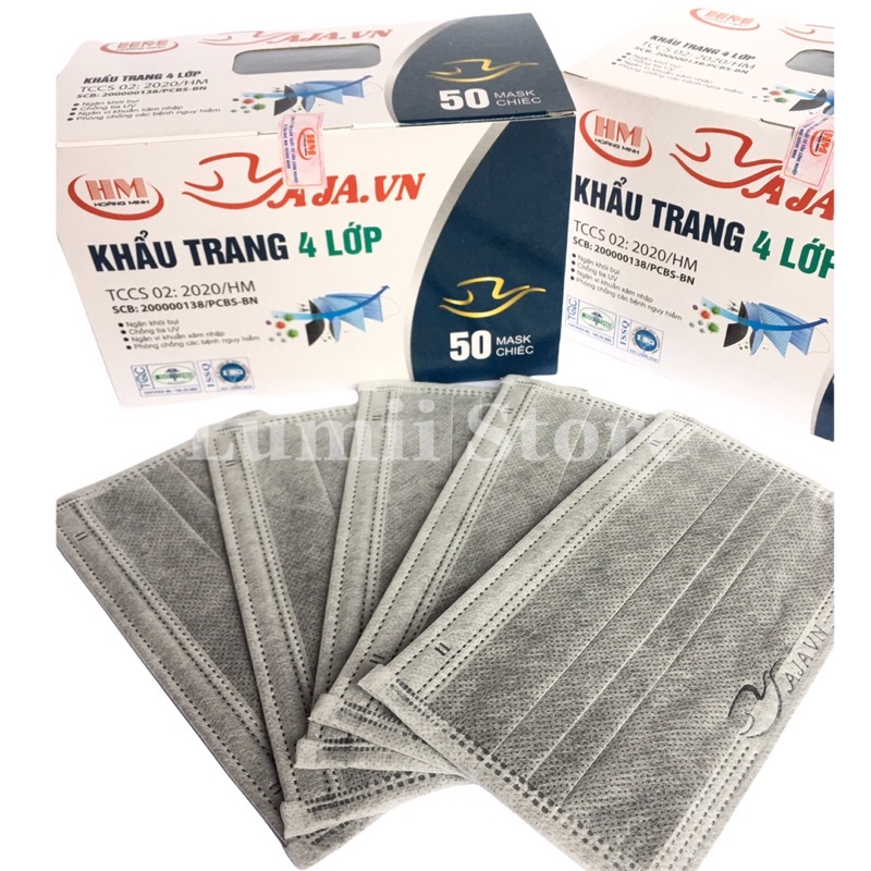 Khẩu Trang Y Tế 4 Lớp cao cấp AJA ( Hộp 50 chiếc) | BigBuy360 - bigbuy360.vn