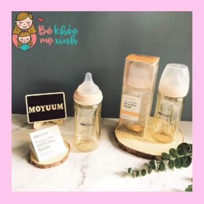 🍀🌟Bình Sữa Moyuum Cao Cấp Ti Siêu Mềm Hàn Quốc 170ml 270ml🍀CHÍNH HÃNG]🍀