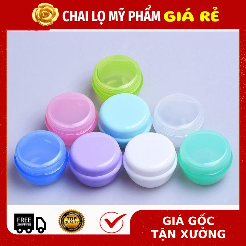 [RẺ VÔ ĐỊCH] [Combo 10sp] Hũ Chiết Mỹ Phẩm ❤ Hũ nhựa đựng kem Face 20g , Hũ Nấm chiết mỹ phẩm , phụ kiện du lịch