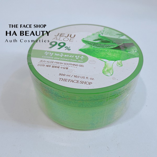 [The Face Shop AUTH] Gel dưỡng đa năng Jeju Aloe Fresh Smoothing Gel Type 300ml TFSN20