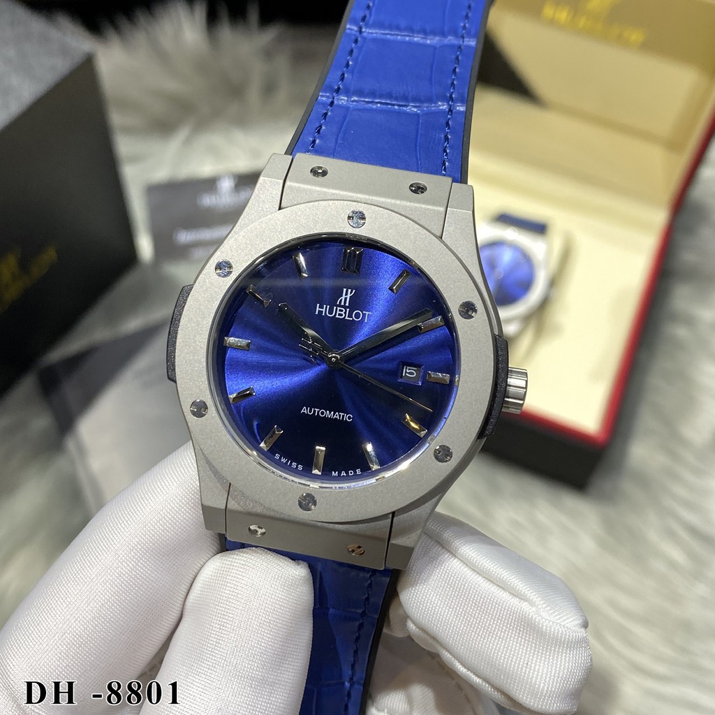 [Mã FAGREEN245 giảm tới 30K đơn 99K] [Máy cơ automatic] Đồng hồ nam Hublot máy cơ cao cấp chống nước - shop106