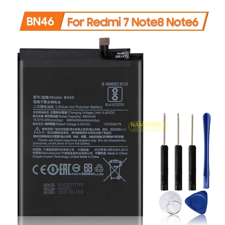 Pin Xiaomi Redmi 7 BN46 4000mAh Zin + Tặng Keo Dán Pin + FreeShip