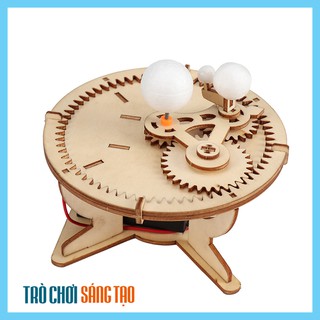 Bộ đồ chơi tự làm hành tinh chuyển động bằng gỗ – DIY Wood Steam