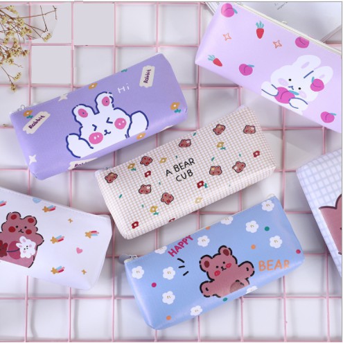 hộp bút gấu thỏ HB254 cute dễ thương