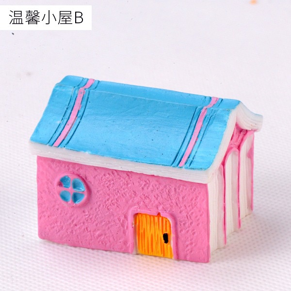 Book Castle House Micro Landscape Diy Keychain Decoration Accessories