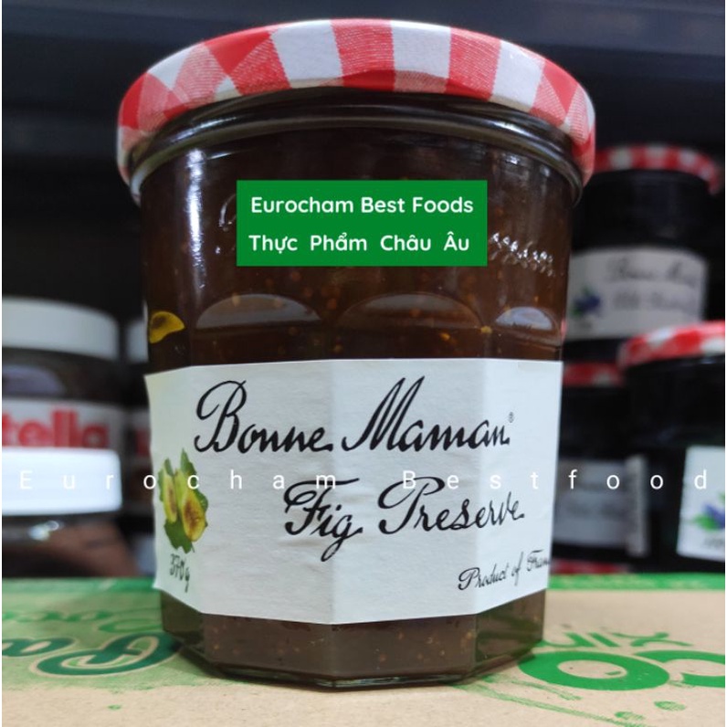 Mứt Hoa Quả Hữu Cơ 370 Gram Trái Cây Dâu Tây Organic hiệu Bonnemaman