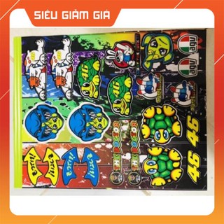 Logo combo dán trang trí xe máy,điện thoại,laptop .....
