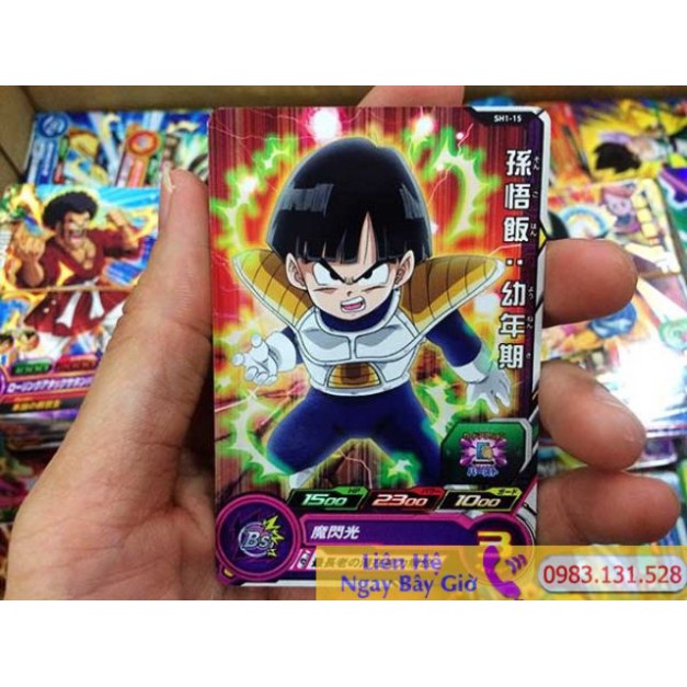 1 Bộ Thẻ bài GoKu 300k Thẻ bài dragon ball Giá rẻ 7 Viên Ngọc Rồng