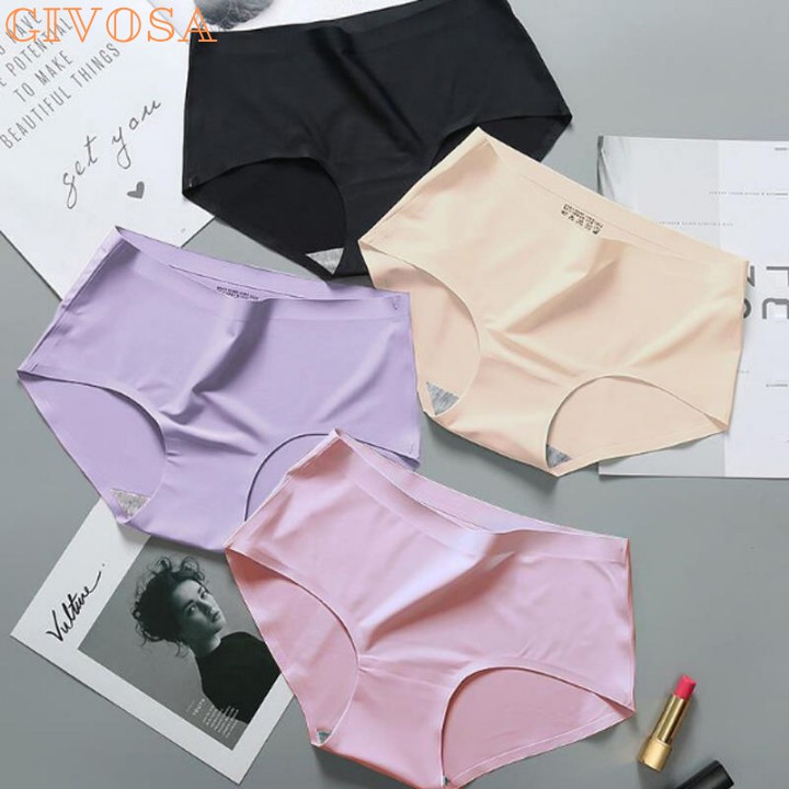 Quần lót nữ Goness mặc trong váy không đường may chất liệt cotton co dãn mềm mịn | BigBuy360 - bigbuy360.vn