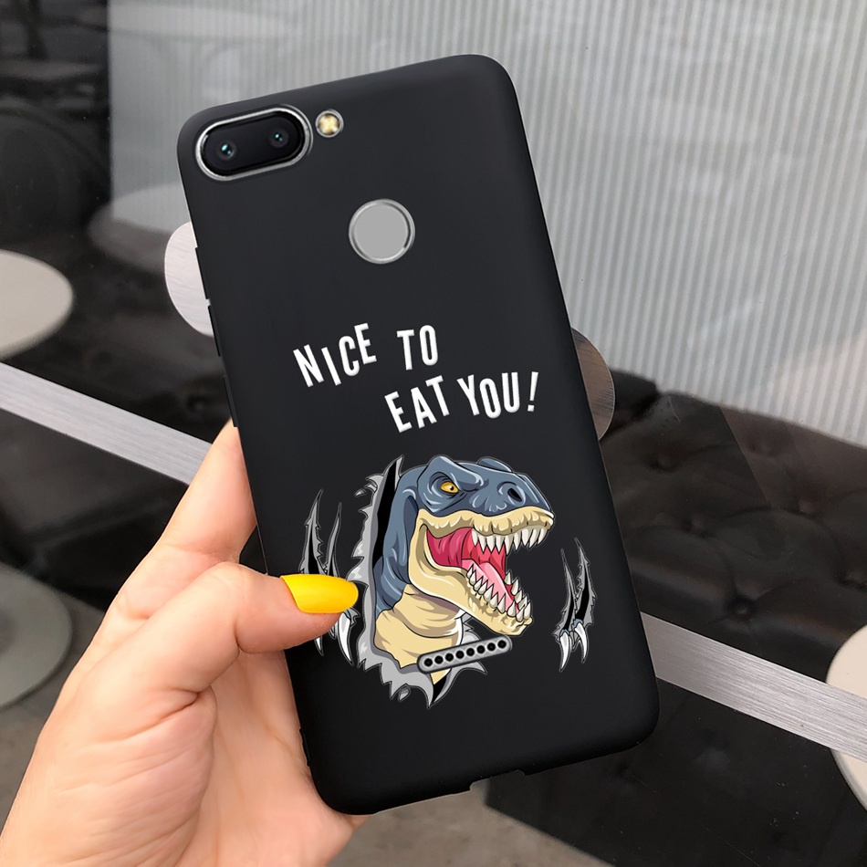 Ốp Điện Thoại TPU Silicone Mềm In Hình Phi Hành Gia Cho Xiaomi Redmi 6 / Redmi 6A / Redmi 6 Pro Redmi6