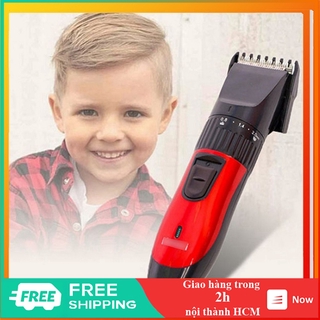 Tông đơ cắt tóc kemei 730 lưỡi thép bền bỉ dùng pin sạc cầm tay tiện lợi - KD0189