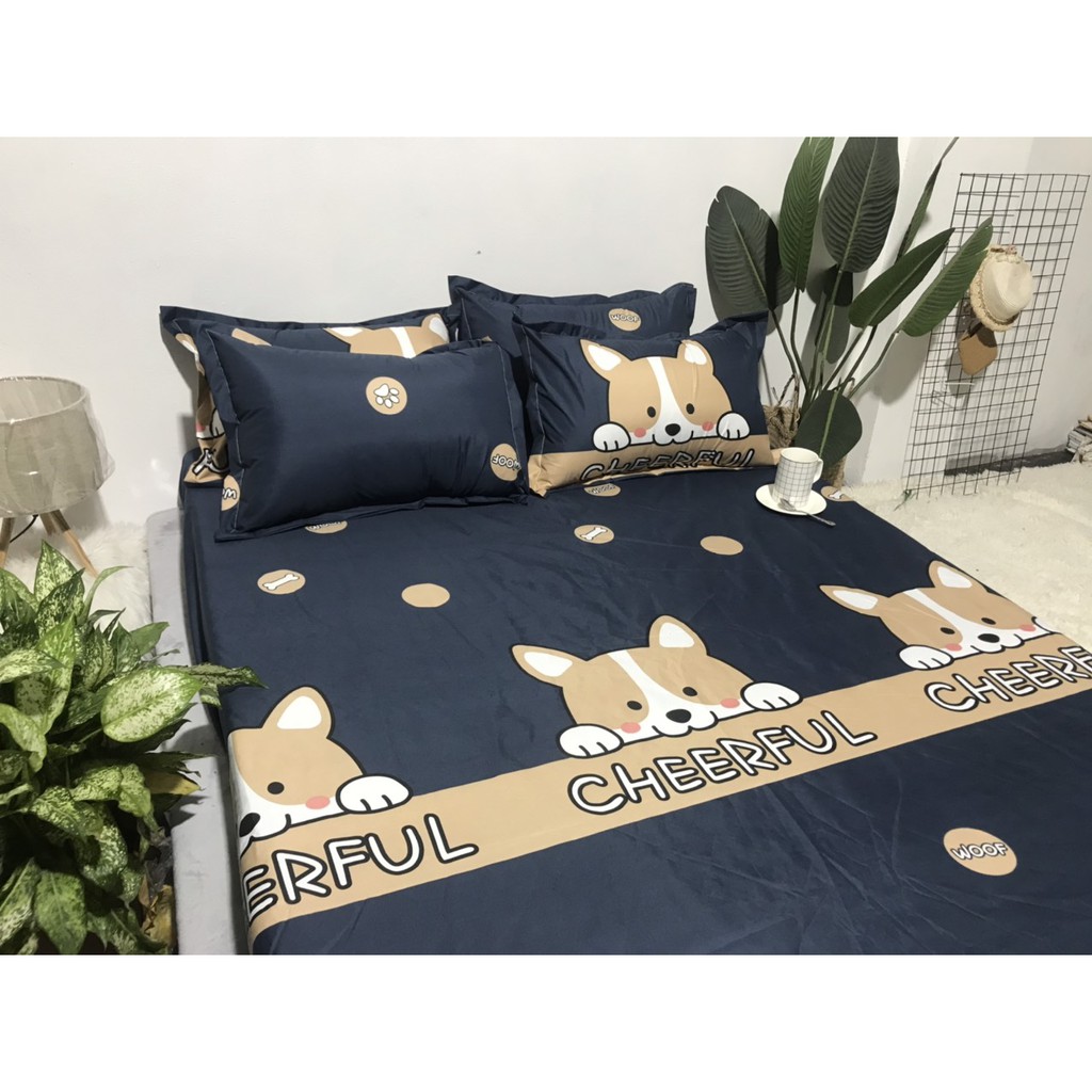 Ga Chống Thấm Cotton Hàn Quốc Chó Cheerful CTT23