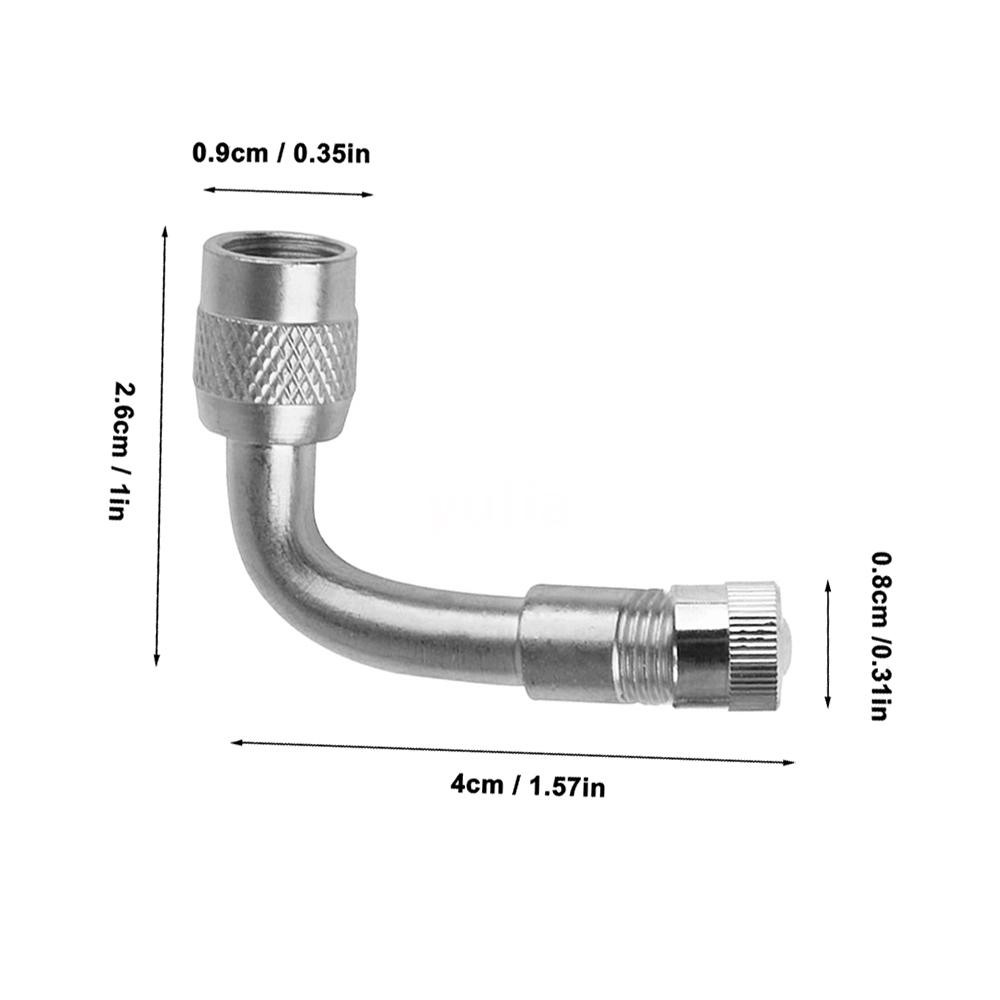 Van bơm lốp xe nối dài bẻ góc 90 độ tiện dụng