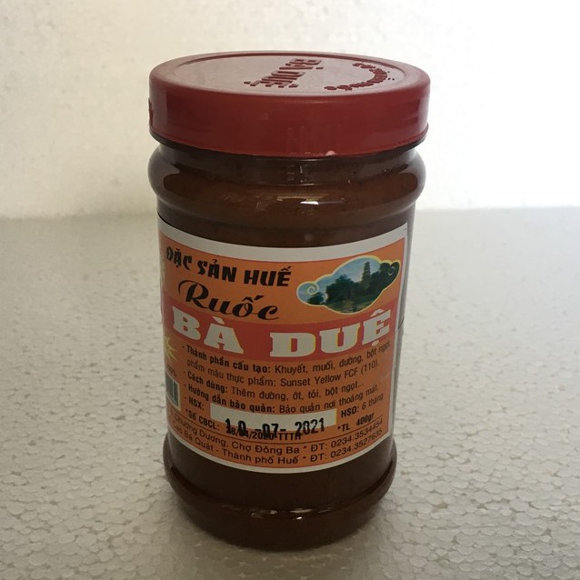 Mắm ruốc Huế loại ngon đúng vị Huế - Bà Duệ 400gr | BigBuy360 - bigbuy360.vn