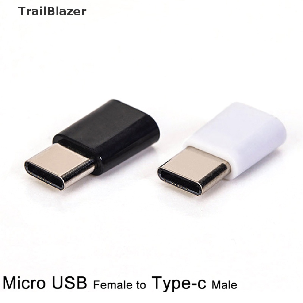 Tbvn Micro USB Female to Type-c USB-C Male Adapter Converter Charging Connector  Jelly