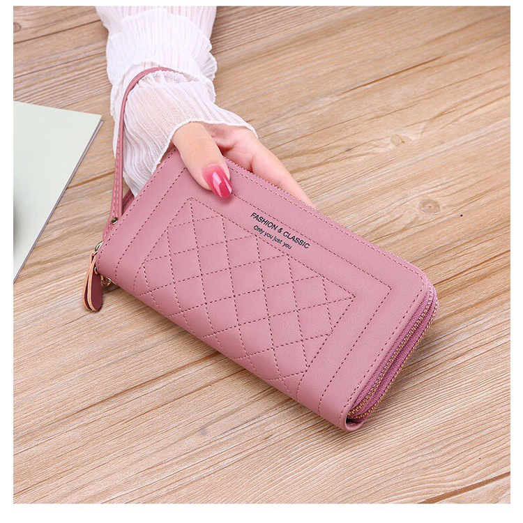 Ví nữ dài cầm tay 2 ngăn kéo đẹp cute dễ thương cao cấp đựng tiền nhiều ngăn Hàn Quốc giá rẻ JOLITA VDCT21