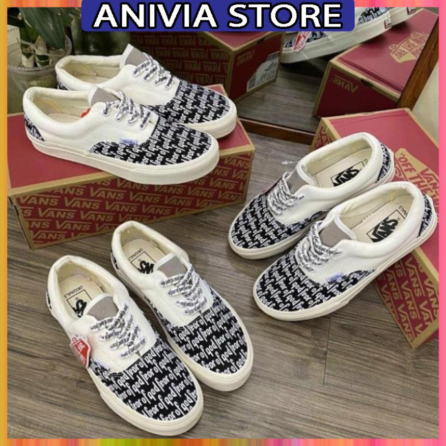 Giày vans FOG buộc dây, giày thể thao vans classic nam nữ full boxbilll chuẩn đẹp