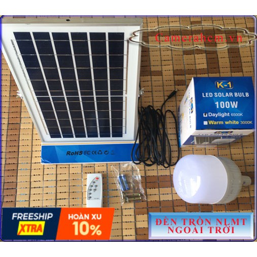 Đèn tròn năng lượng mặt trời - Hàng Xịn - Độ sáng cực mạnh, tấm pin năng lượng mặt trời lớn | WebRaoVat - webraovat.net.vn