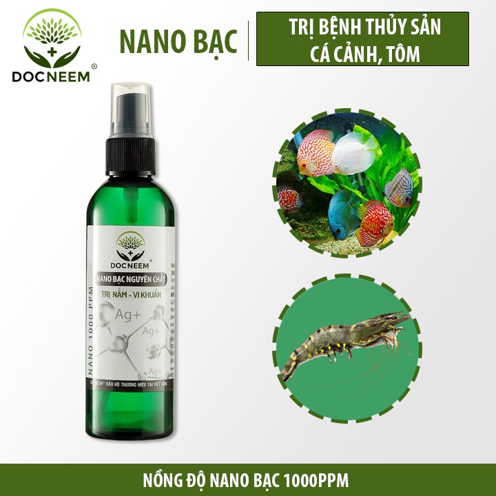 Nano Bạc diệt khuẩn cho hoa hồng, hoa lan (chai 100ml)