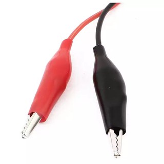 Dây kẹp cá sấu  Đỏ-Đen dài 1 mét