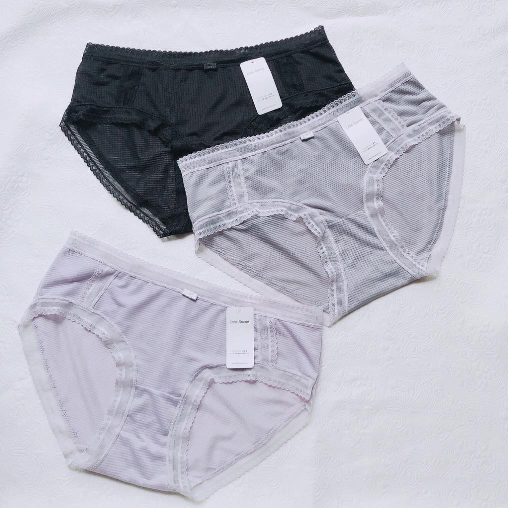 Quần lót thun kẻ viền ren cao cấp M5090