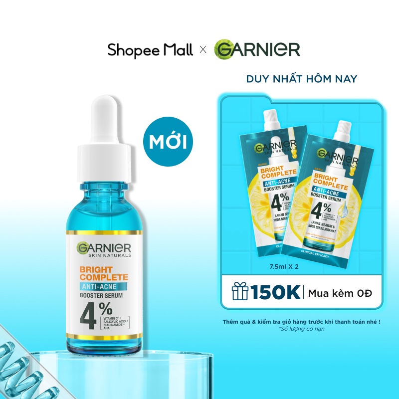Dưỡng chất dành cho da dầu mụn Bright Complete Anti-Acnes Booster Serum 30ml