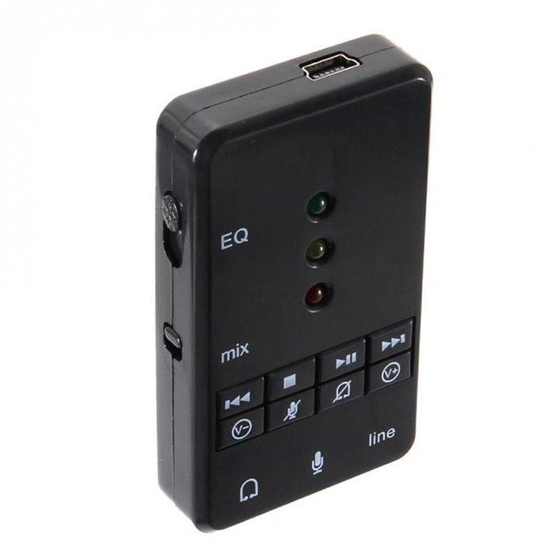 Card âm thanh đầu USB 7.1 đầu ra 3.5mm