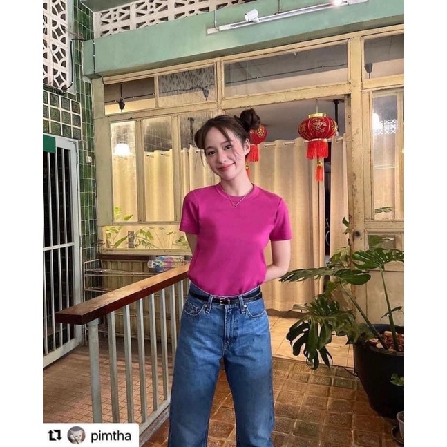 Áo chữ U chất làm mát uniqlo auth