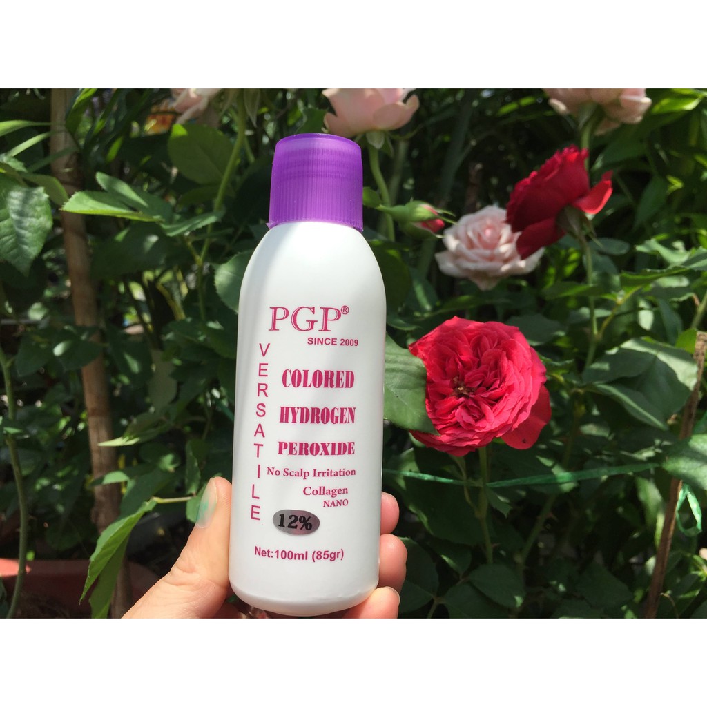 1 chai dung dịch Oxy trợ nhuộm tóc PGP 12% 100 ml
