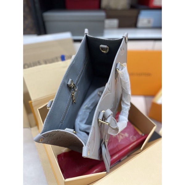 Túi Onthego mini super màu xám size 28cm