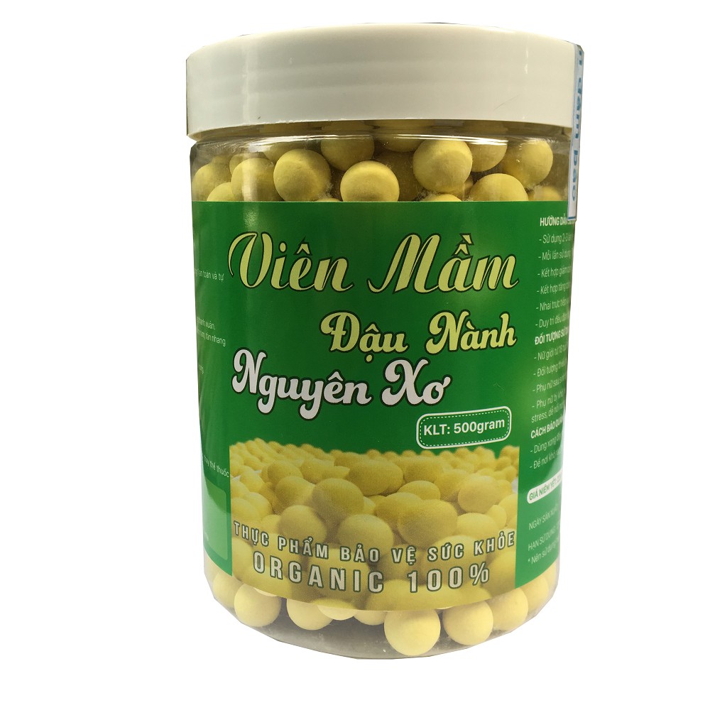 XƯỞNG SỈ VIÊN MẦM ĐẬU NÀNH NGUYÊN XƠ HÀNG CHUẨN NGON - hộp 500gr - Có check code - tăng size vòng 1. | BigBuy360 - bigbuy360.vn