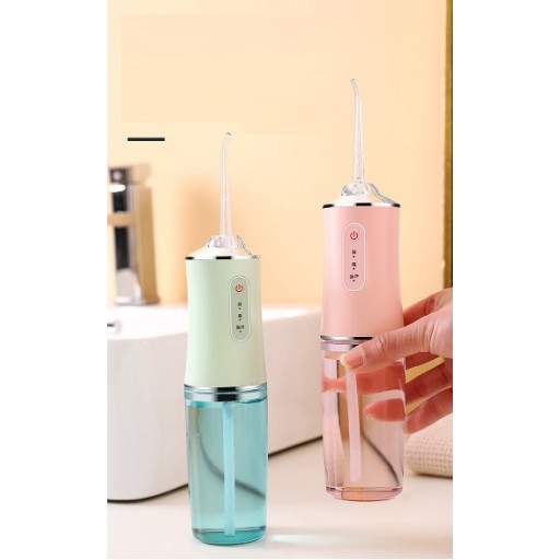 Máy Tăm Nước cầm tay Oral Irrigator - Tăm nước vệ sinh răng miệng cực sạch công nghệ Châu Âu - 3 chế độ xịt