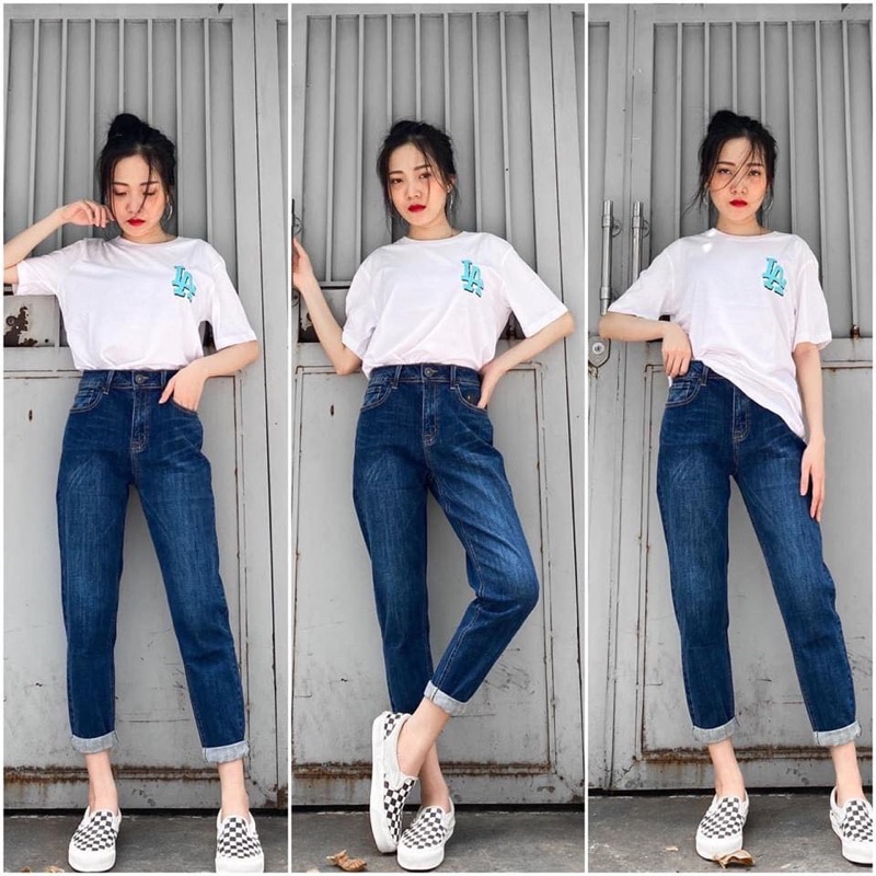 [ẢNH THẬT 100% ]Quần Momjeans Lưng Cao VNXK XUẤT XỊN