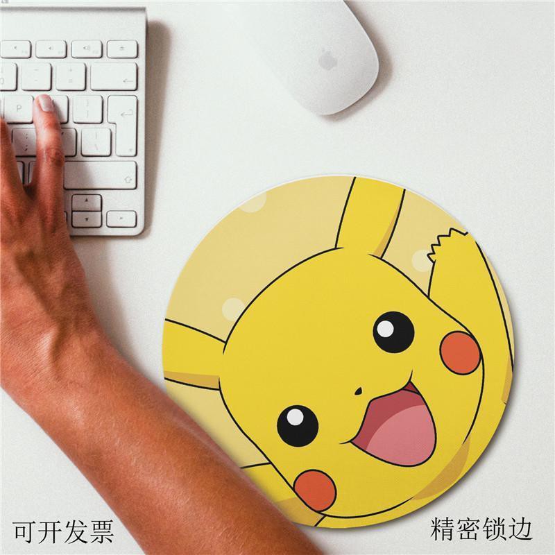 Miếng Lót Chuột Máy Tính Bằng Cao Su Hình Pikachu Dễ Thương