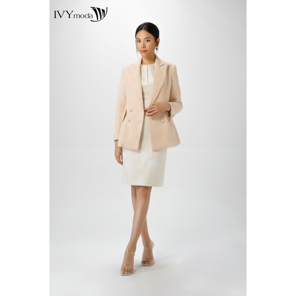 Áo vest dạ Tweed nữ IVY moda MS 67M6898