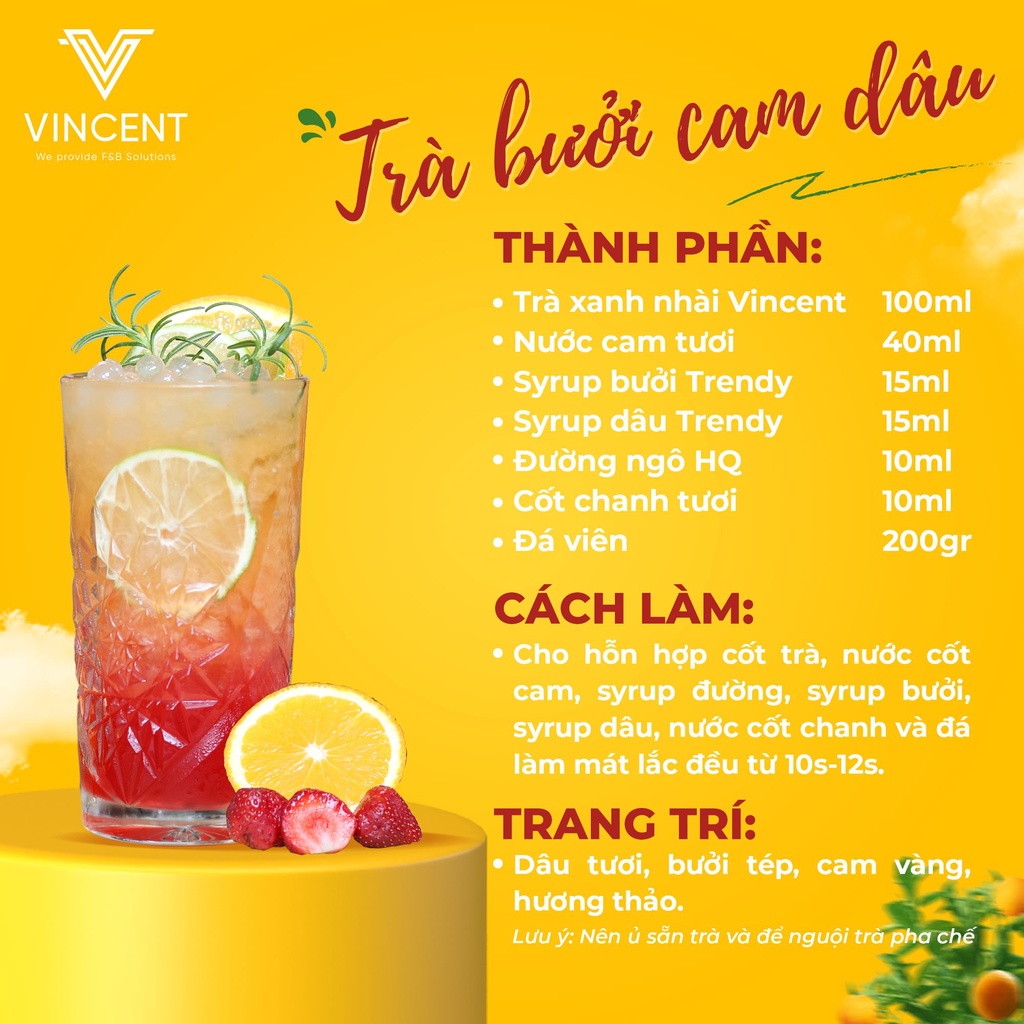 Bộ 3 trà nguyên chất Vincent