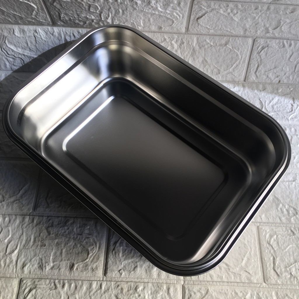 Khay inox đựng thực phẩm lưu trữ kho đông lạnh, có nắp. Dung tích từ 600ml -7000ml | BigBuy360 - bigbuy360.vn