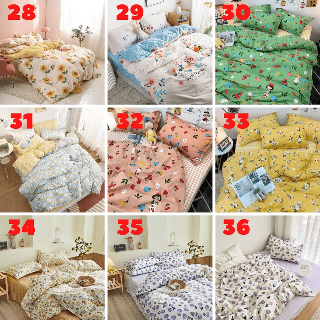 Chăn Ga Gối Cotton 4 Món [ FREE SHIP] Bộ Chăn Ga Gối Nhập Khẩu Gồm Vỏ Chăn, Ga , 2 Vỏ Gối ( Chọn Mẫu INBOX ) | WebRaoVat - webraovat.net.vn