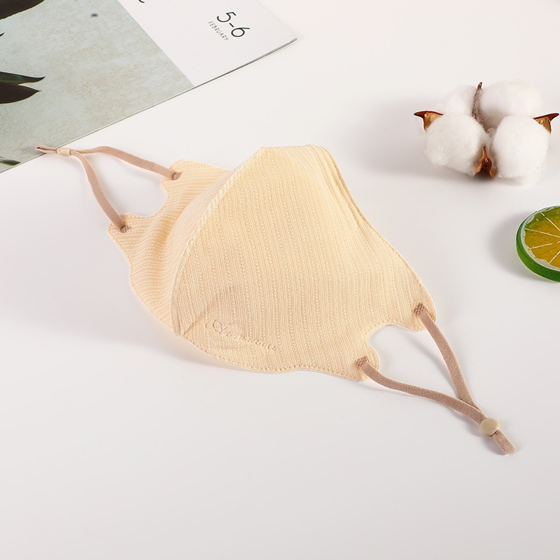 Ultra-Thin Ice Silk breathable Barbie striped adult women's cloth mask sun-proof dust-proof anti-haze ultraviolet disposable washable adjustable cotton mask