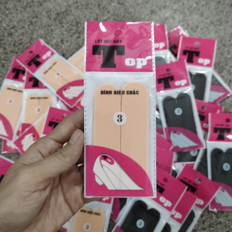 Bộ 2 miếng lót gót giày Siêu dính.