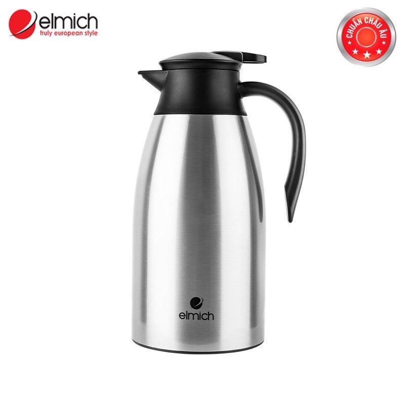 Bình Giữ Nhiệt Gia Đình Inox 304 Elmich EL-3689, EL-3690 Thể Tích 1500ml, 2000 ml