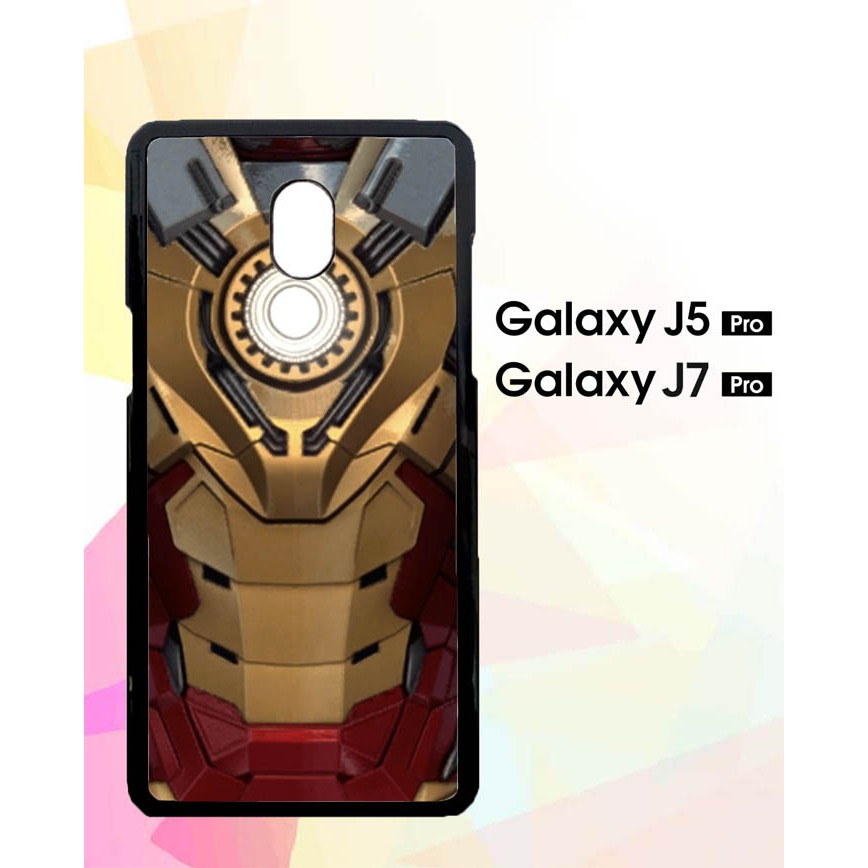 Ốp Lưng Bảo Vệ Phong Cách Áo Giáp Iron Man Có Chân Đỡ Cho Samsung Galaxy J5 Pro | J7 Pro 2017