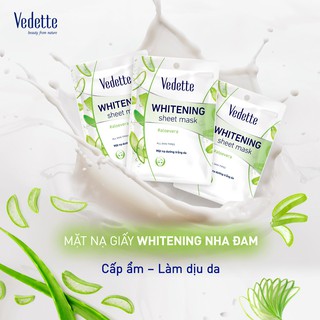 Mặt nạ giấy Vedette Nha Đam 22ml